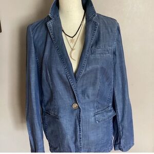 Talbots • Tencel denim blazer